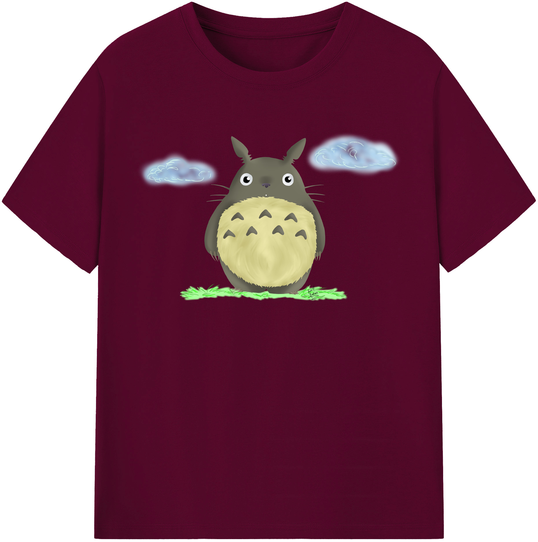 （画像用） となりのトトロ 草壁メイ 草壁サツキ My Neighbor Totoro Satsuki Kusakabe Mei Kusakabe レディースカジュアルプリントTシャツ（綿100％）